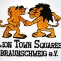Stickerei Stickpunkt Lion Town Squares Braunschweig e. V,