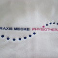 Stickerei Stickpunkt Physio Praxis Mecke